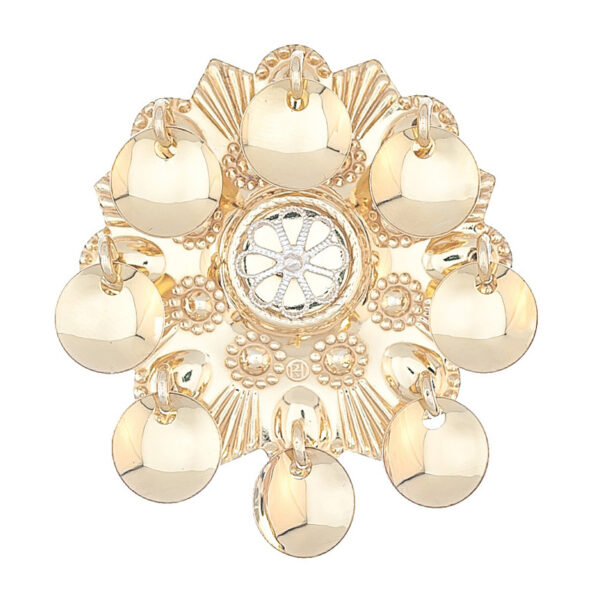 Bunad, ansiktsølje forgylt