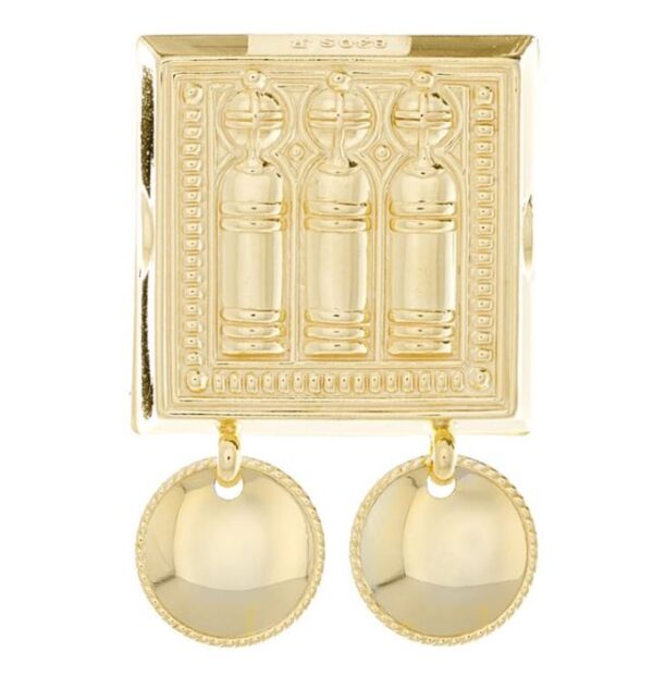 Bunad, støl forgylt - tre konger