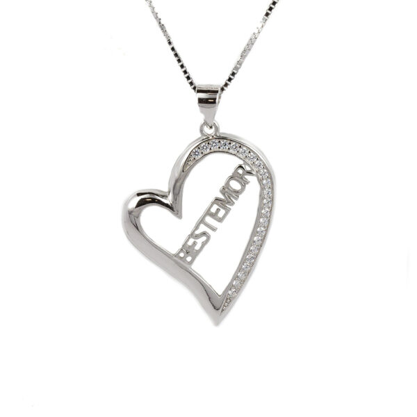 Anheng, med kjede "Bestemor" smykke