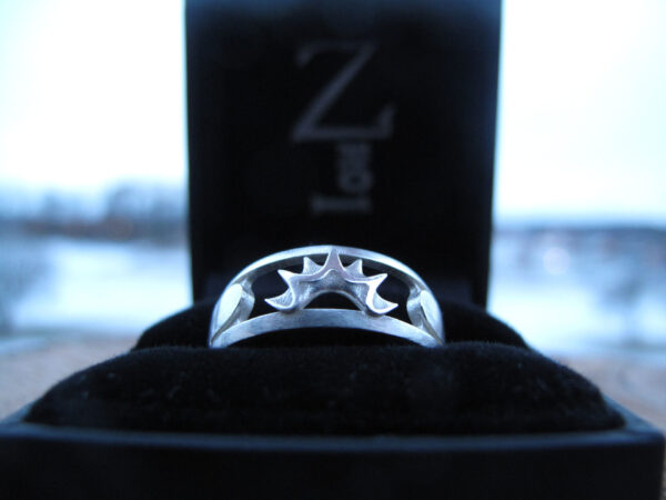 Ring, NR01.  Zilver Neckless