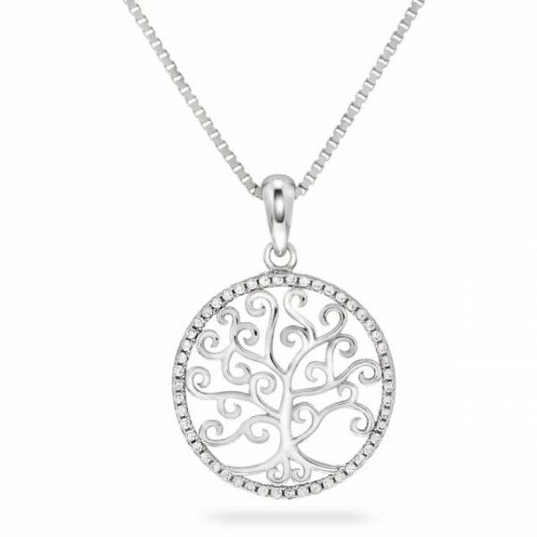 Anheng, "livets tre" med kjede sølv.